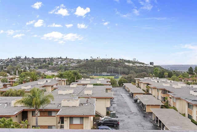 drone / aerial view featuring a residential view