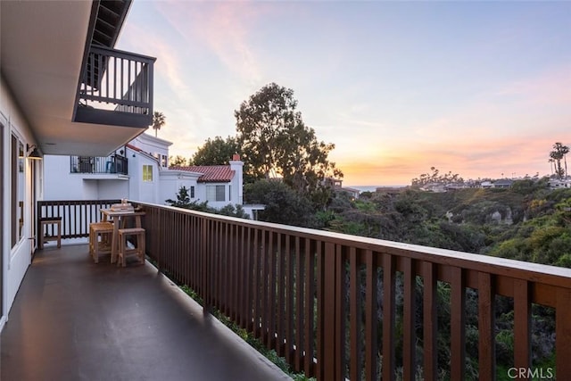 236 Avenida Montalvo, San Clemente, CA 92672 - view of balcony at dusk