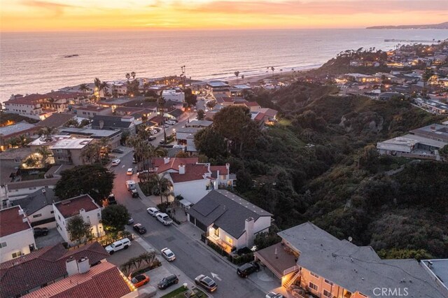 236 Avenida Montalvo, San Clemente, CA 92672 - aerial view at dusk of a water view and a residential view