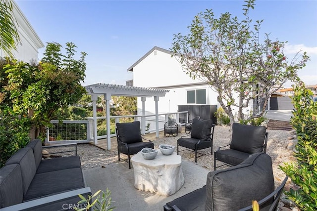 236 Avenida Montalvo, San Clemente, CA 92672 - view of patio / terrace with a pergola and outdoor lounge area