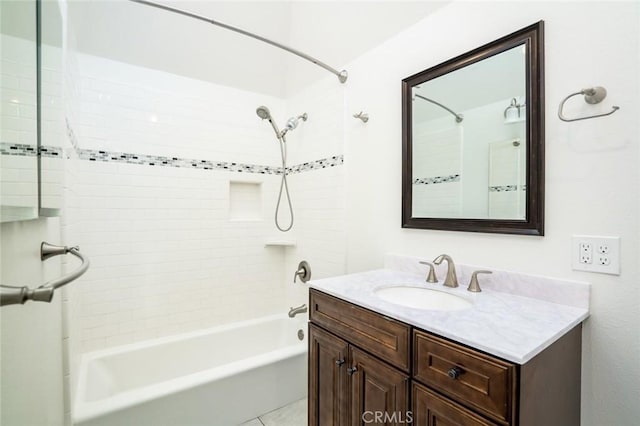 6432 Weber Cir, Huntington Beach, CA 92647 - bathroom featuring vanity and shower / bathing tub combination