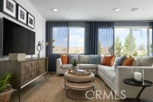 living room featuring wood finished floors