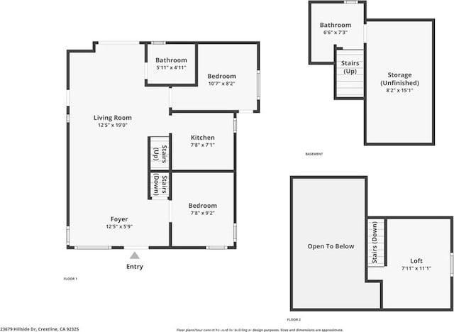 23679 Hillside Dr, Crestline, CA 92325 - plan