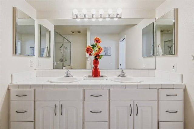380 W Wilson St Unit A102, Costa Mesa, CA 92627 - full bath featuring double vanity and an enclosed shower