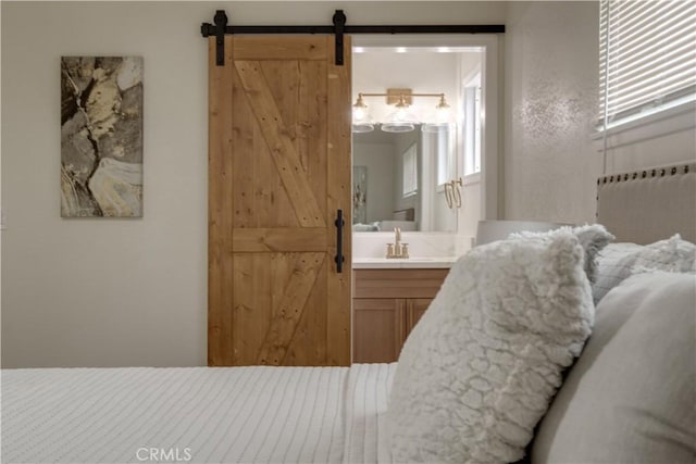 bedroom with ensuite bathroom