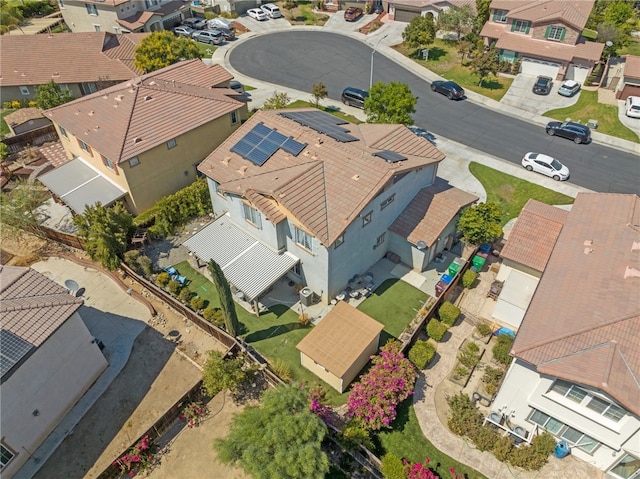 bird's eye view featuring a residential view