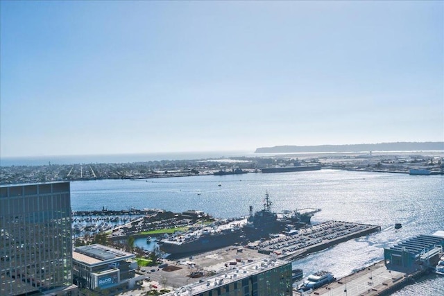 property view of water