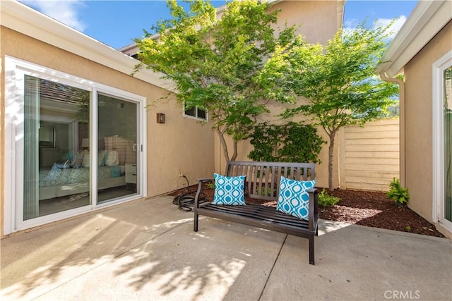 view of patio / terrace with fence