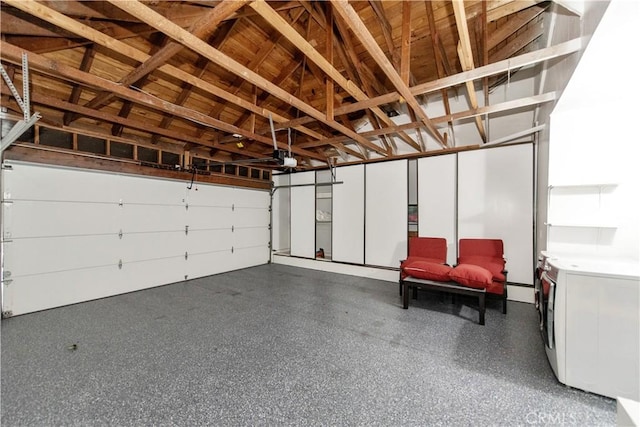 10 Windsong, Irvine, CA 92614 - garage with washer / dryer and a garage door opener