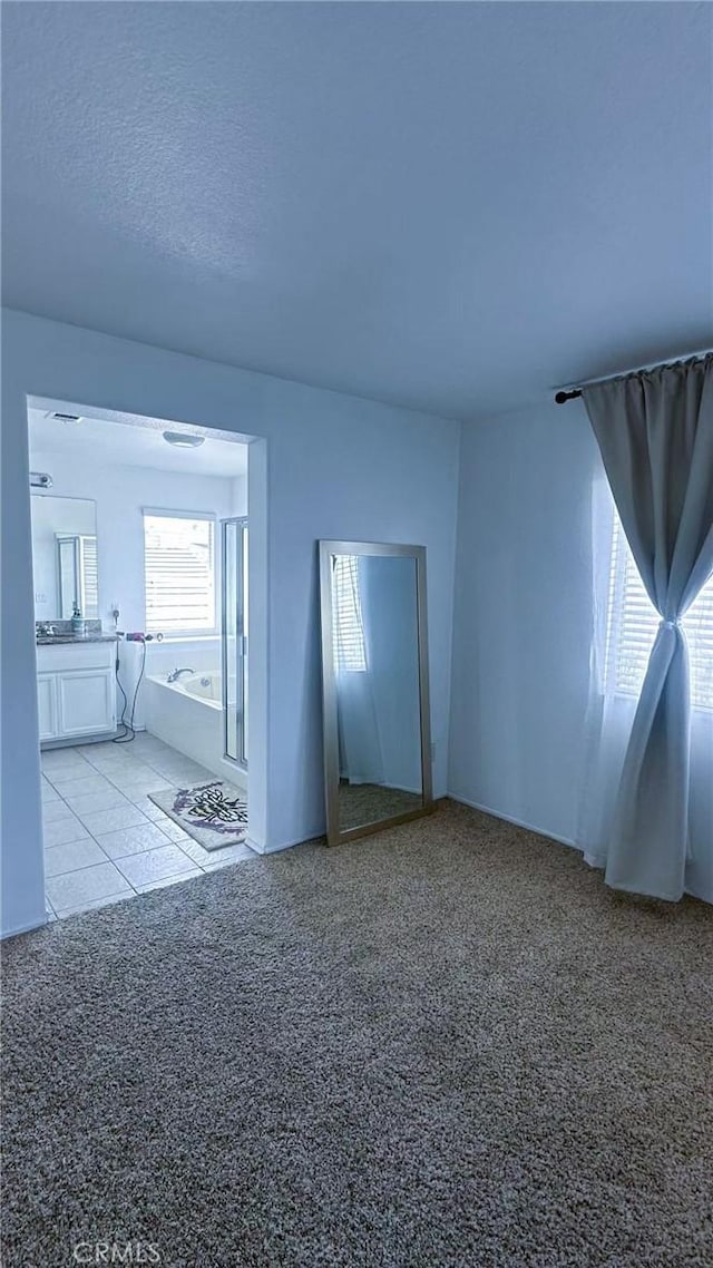 unfurnished room featuring carpet