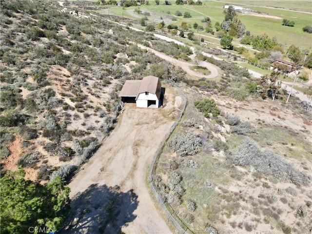 39100 Saddle Ridge Rd, Hemet, CA 92543 - aerial view with a rural view
