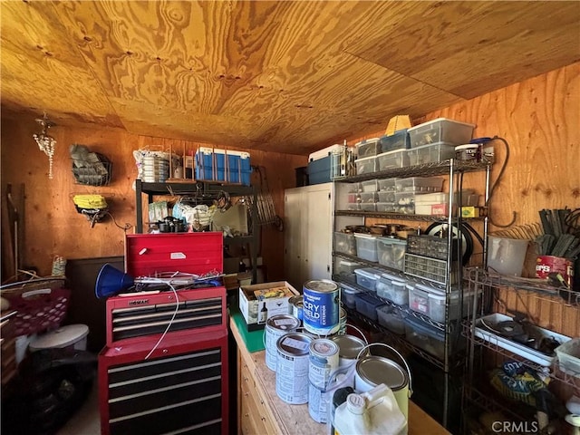 view of storage