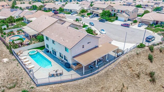 148 Mesquite Ct, Calimesa, CA 92320 - drone / aerial view featuring a residential view