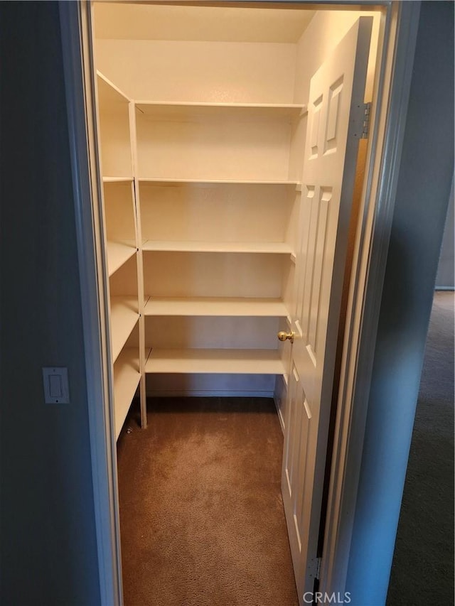 view of pantry