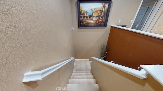 view of staircase