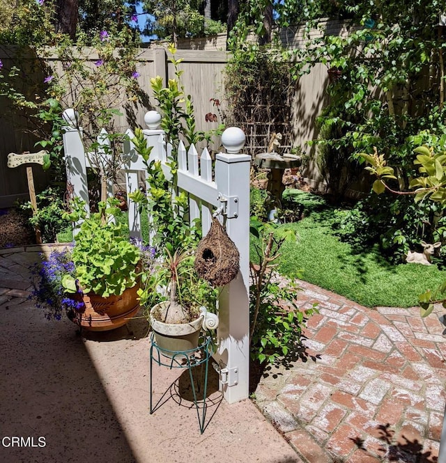 view of patio / terrace with fence private yard