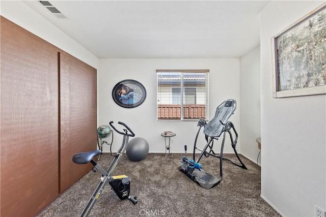 28183 Rocky Cove Dr, Menifee, CA 92585 - workout room with carpet and baseboards
