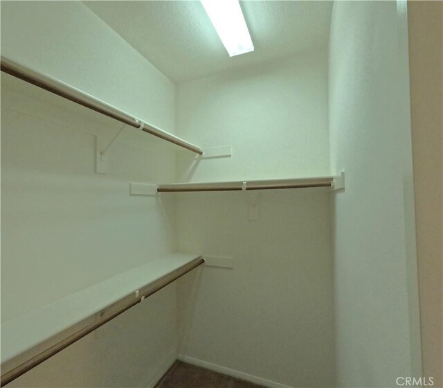 28183 Rocky Cove Dr, Menifee, CA 92585 - spacious closet with dark colored carpet