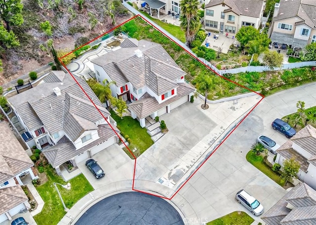2768 Somerset Pl, Rowland Heights, CA 91748 - drone / aerial view with a residential view