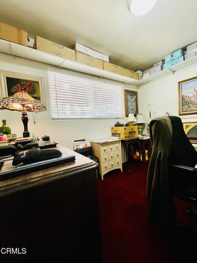 view of office area