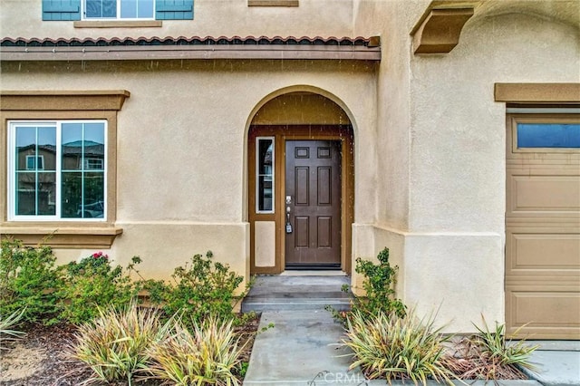 222 Garden Air Ct, Calimesa, CA 92320 - property entrance with stucco siding