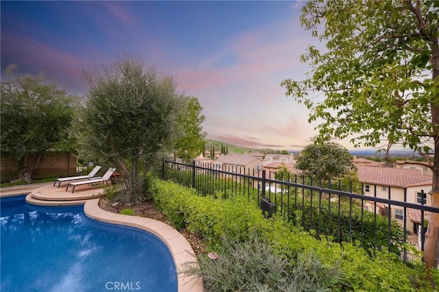 113 Tearose, Irvine, CA 92603 - view of pool with a fenced in pool and a fenced backyard