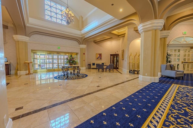 view of community lobby