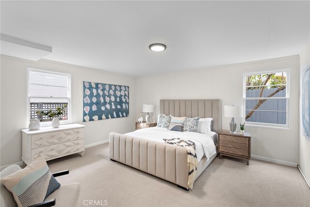 2120 Ocean Way, Laguna Beach, CA 92651 - bedroom with baseboards and carpet floors