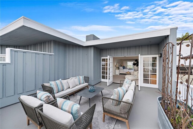 2120 Ocean Way, Laguna Beach, CA 92651 - view of patio featuring an outdoor living space