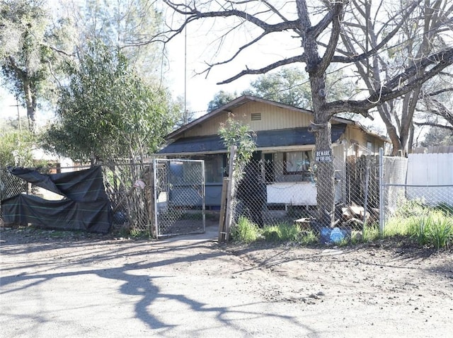 3586 Halika St, Clearlake, CA 95422 - view of front of house featuring a gate and fence