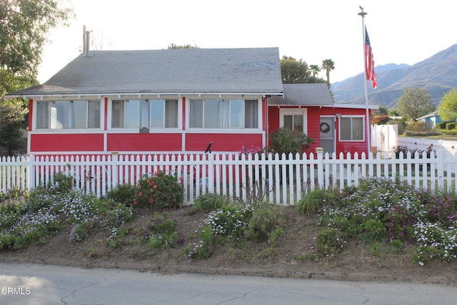 1173 Cliff Ave, Fillmore, CA 93015 - view of front of home with a mountain view