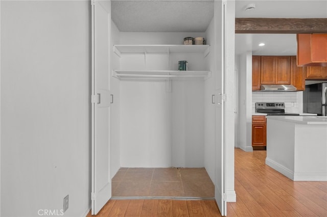 view of closet