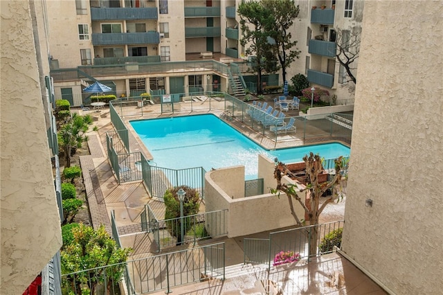 view of community pool