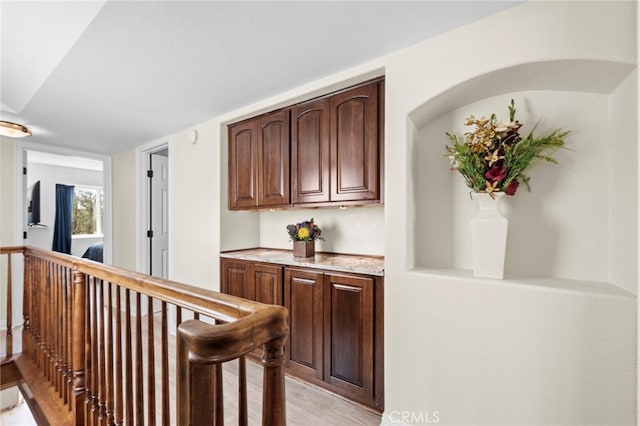 1330 Vista Grande Unit 27, Fullerton, CA 92835 - bar area with light wood finished floors