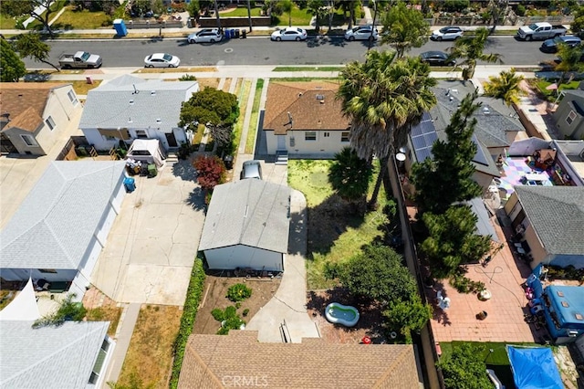 aerial view featuring a residential view