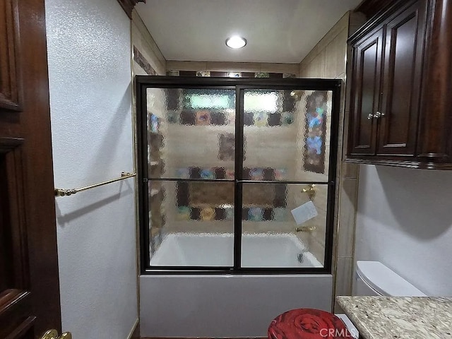 28132 Via Congora, Mission Viejo, CA 92692 - full bathroom featuring toilet and combined bath / shower with glass door