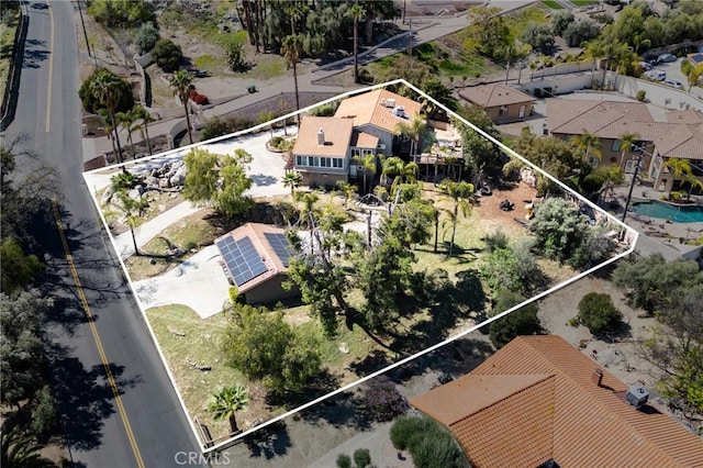 27485 Pachea Trl, Hemet, CA 92544 - drone / aerial view with a residential view