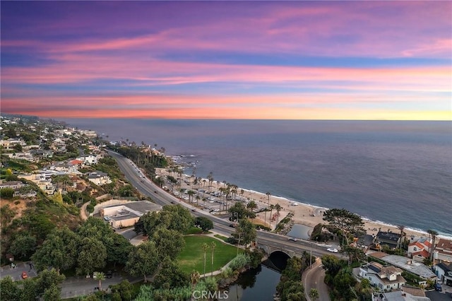 21732 Wesley Dr Unit 6, Laguna Beach, CA 92651 - aerial view at dusk of a water view