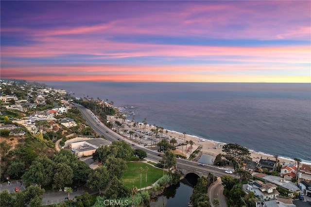 21732 Wesley Dr Unit 6, Laguna Beach, CA 92651 - aerial view at dusk of a water view
