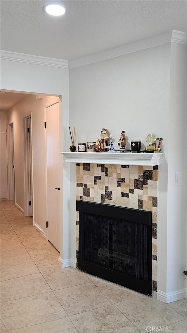 8166 Laguna Ct, Stanton, CA 90680 - room details with crown molding and baseboards
