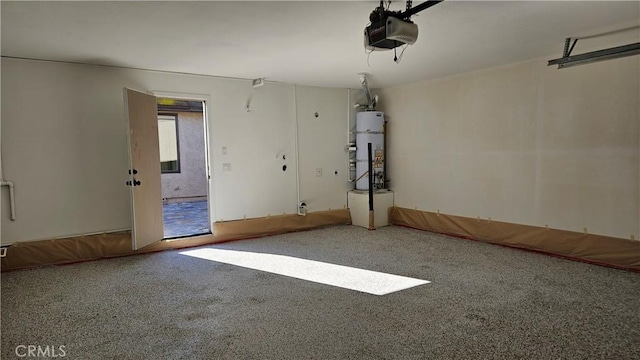 8166 Laguna Ct, Stanton, CA 90680 - garage with secured water heater and a garage door opener