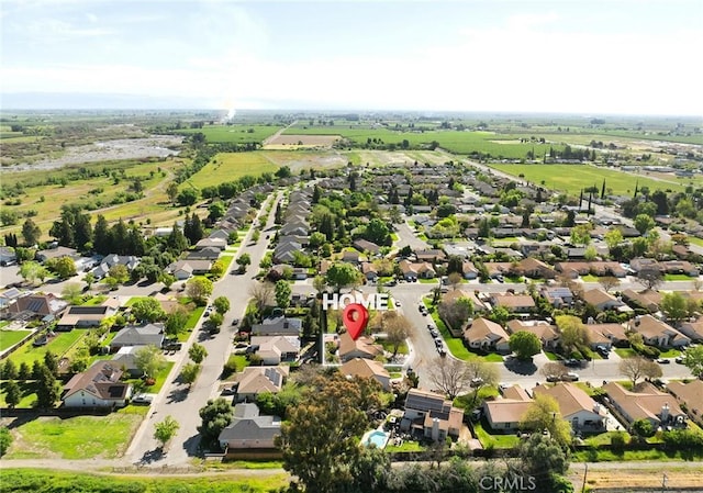 bird's eye view featuring a residential view
