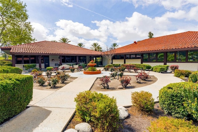 view of community