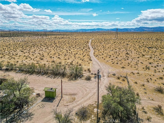 45200 Camelot Dr, Yermo, CA 92398 - view of rural area with a mountainous background and a desert landscape