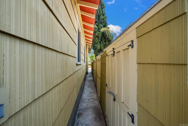 view of home's exterior