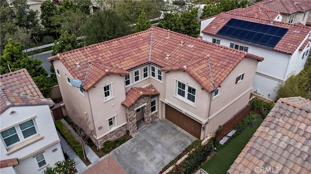 aerial view