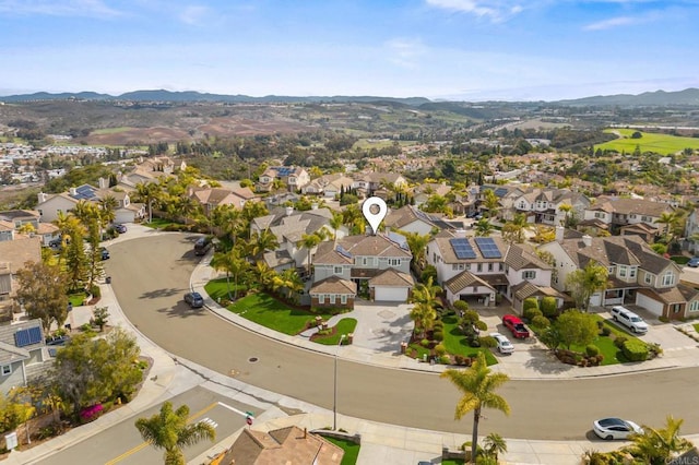 2185 Twain Ave, Carlsbad, CA 92008 - aerial view of residential area featuring a mountain backdrop