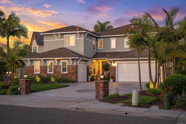 2185 Twain Ave, Carlsbad, CA 92008 - view of front of property with concrete driveway and an attached garage