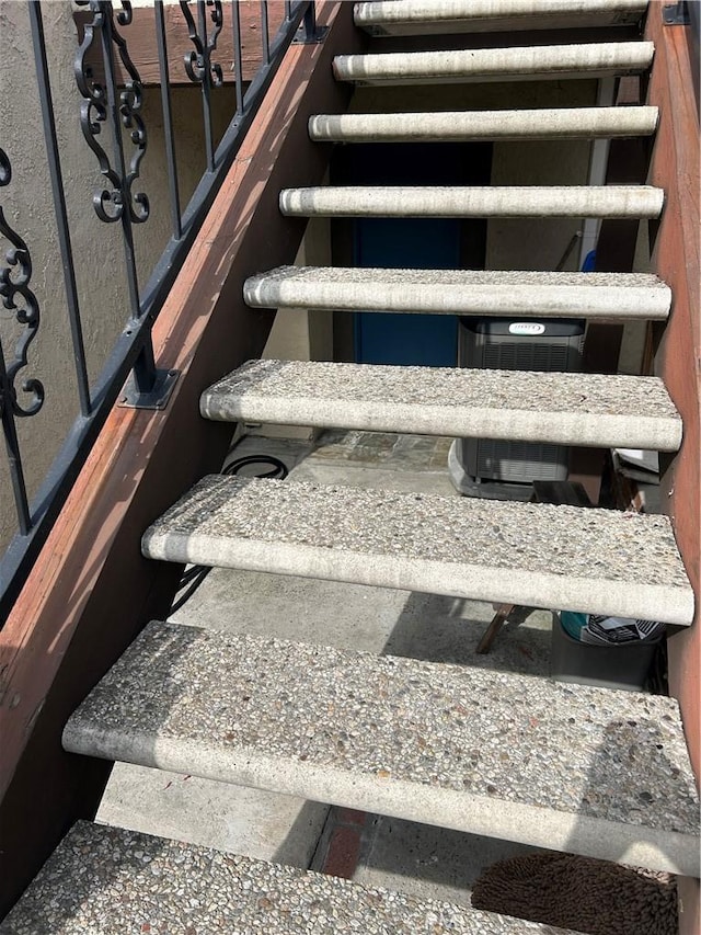 view of stairs