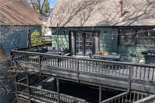 28886 Cedar Dr, Lake Arrowhead, CA 92352 - view of property's community with outdoor lounge area